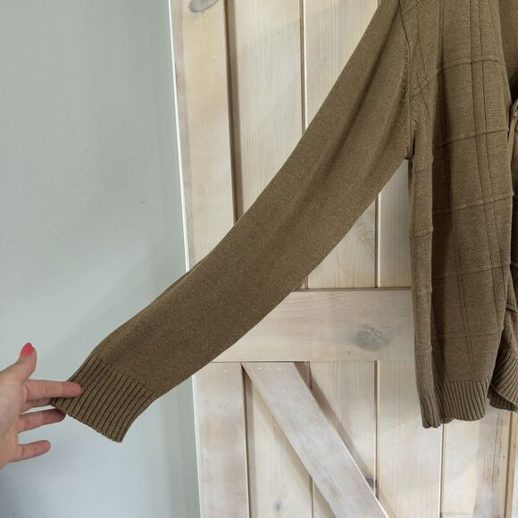 Oscar De La Renta Mens Cardigan Large Grandpa Sweater Old Money Knit Classic - Picture 5 of 12